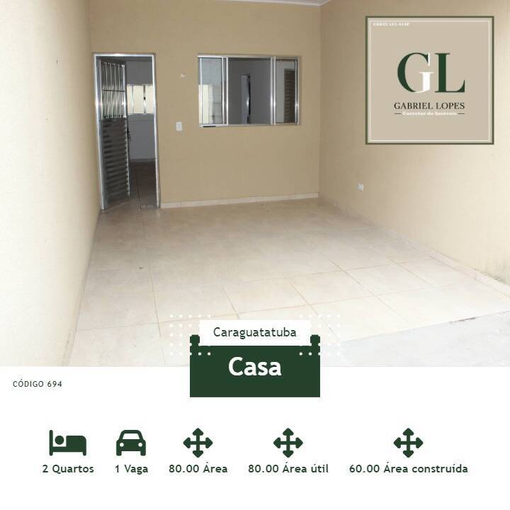 Casa, 2 quartos, 80 m² - Foto 1
