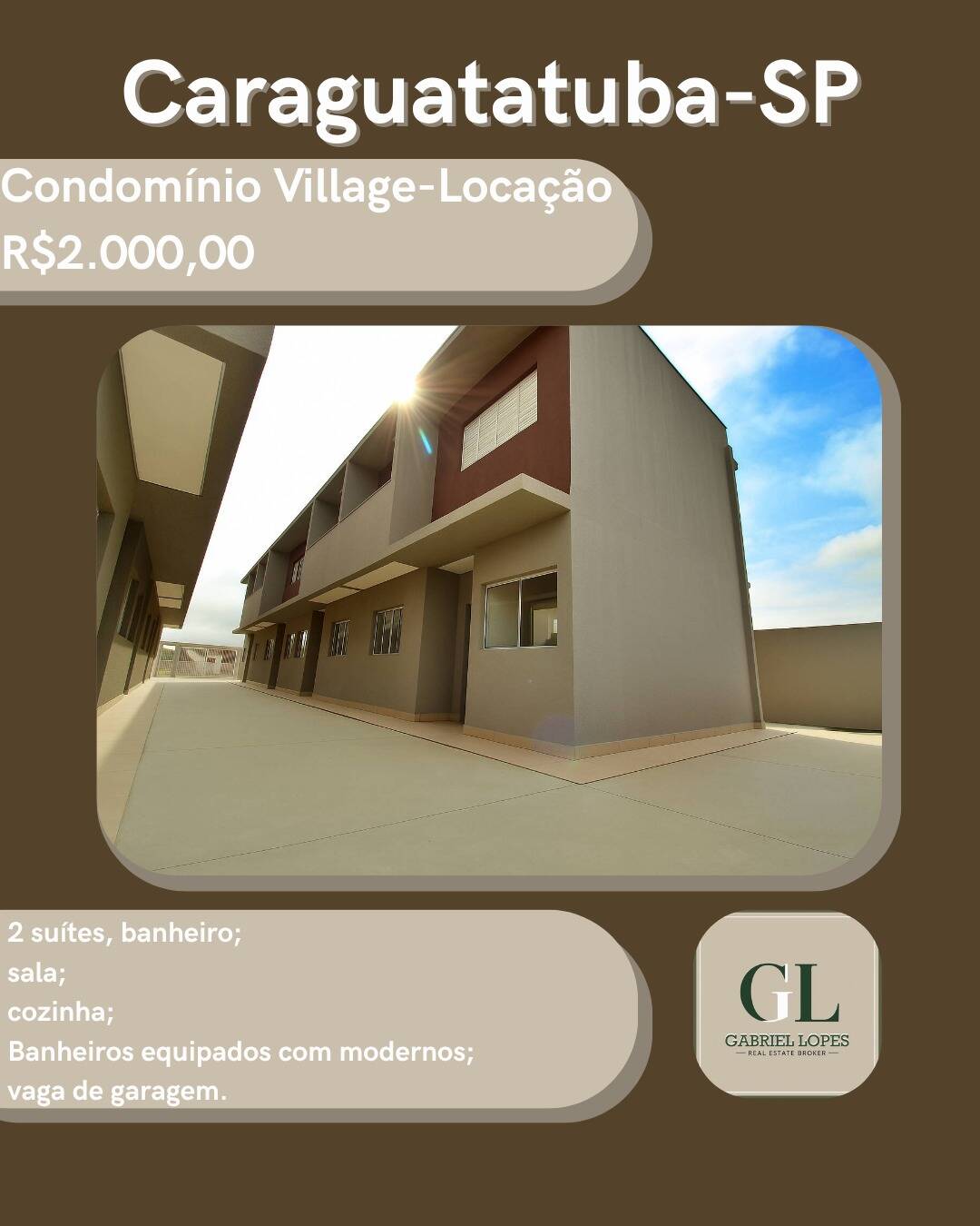 Casa de Condomínio para alugar com 2 quartos, 88m² - Foto 1