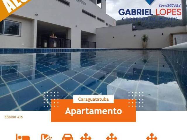 #615 - Apartamento para Venda em Caraguatatuba - SP