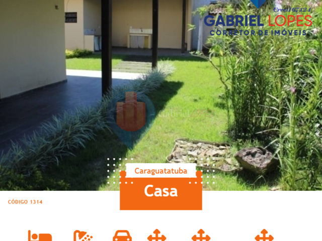 #314 - Casa para Venda em Caraguatatuba - SP