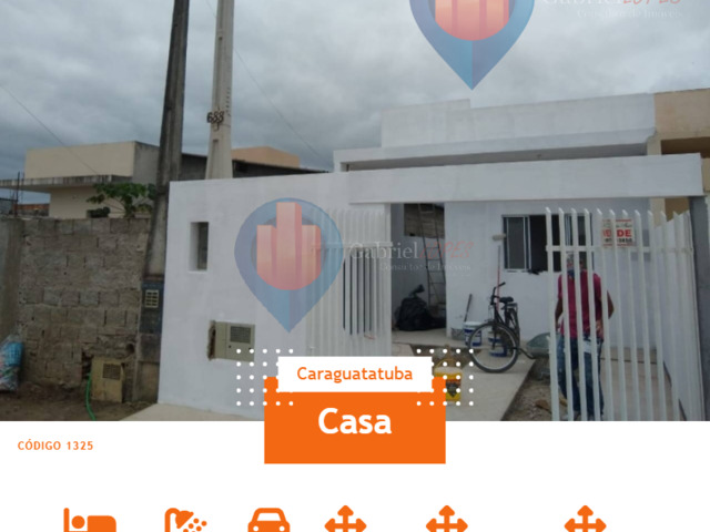 #1325 - Casa para Venda em Caraguatatuba - SP - 1