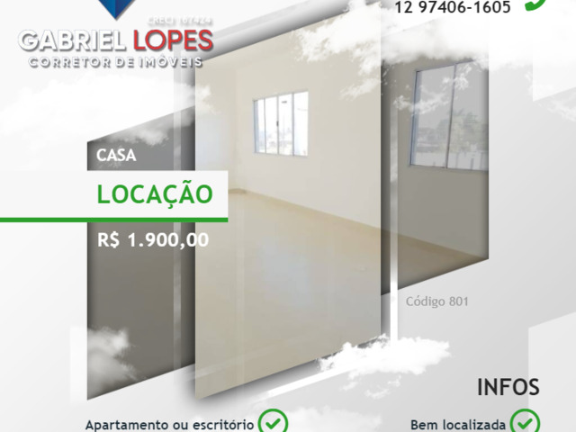 #801 - Casa para Locação em Caraguatatuba - SP - 1